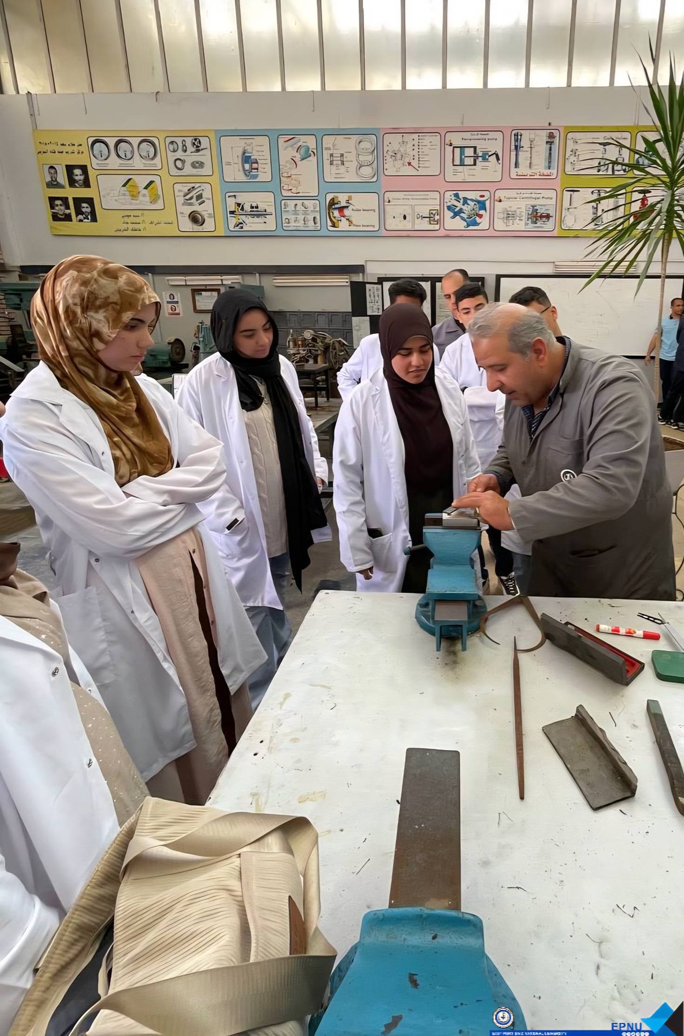 أنشطة طلابية داخل جامعة شرق بورسعيد الأهلية