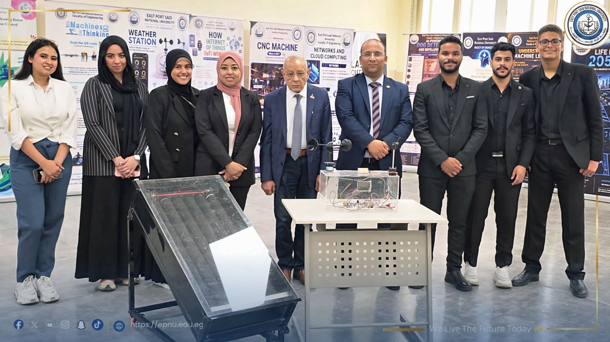 جامعة شرق بورسعيد الأهلية تواصل دعم المبتكرين.. لقاء مع فريق كلية الهندسة المتأهل لمسابقة ITC Egypt 2026