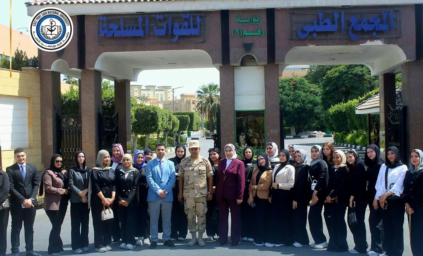 زيارة علمية لطلاب كلية العلوم الصحية التطبيقية بالجامعة إلى مستشفى كوبري القبة العسكري