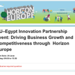 فعالية الشراكة الأوروبية المصرية للابتكار وبرنامج Horizon Europe